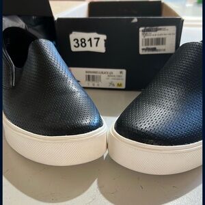 Naturalizer Black Slip-On Sneakers